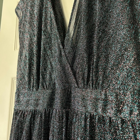 Moulinette Soeurs Pleated Metallic dress - Picture 5 of 7